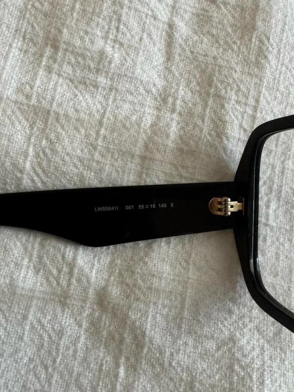 Loewe Black Oversized Eyeglasses